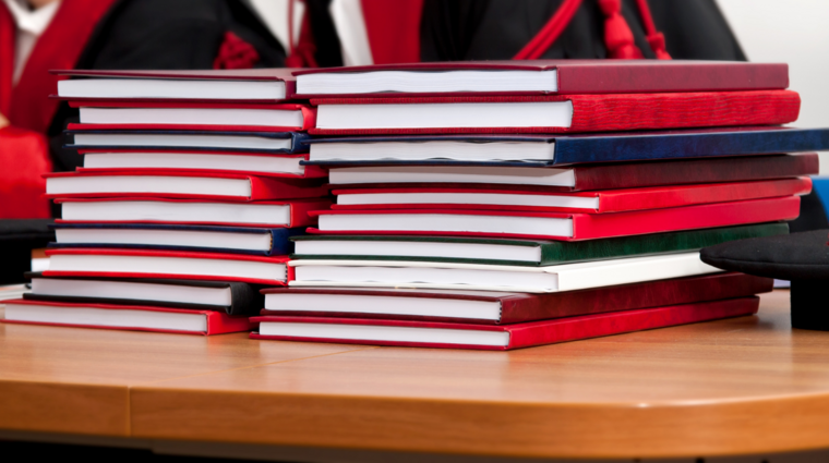 Stack of thesis